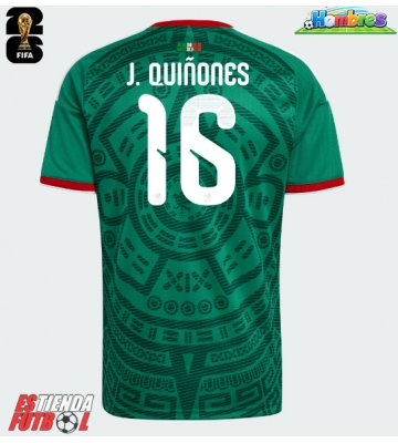 México Julian Quinones #16 Primera Equipación Mundial 2026 Manga Corta